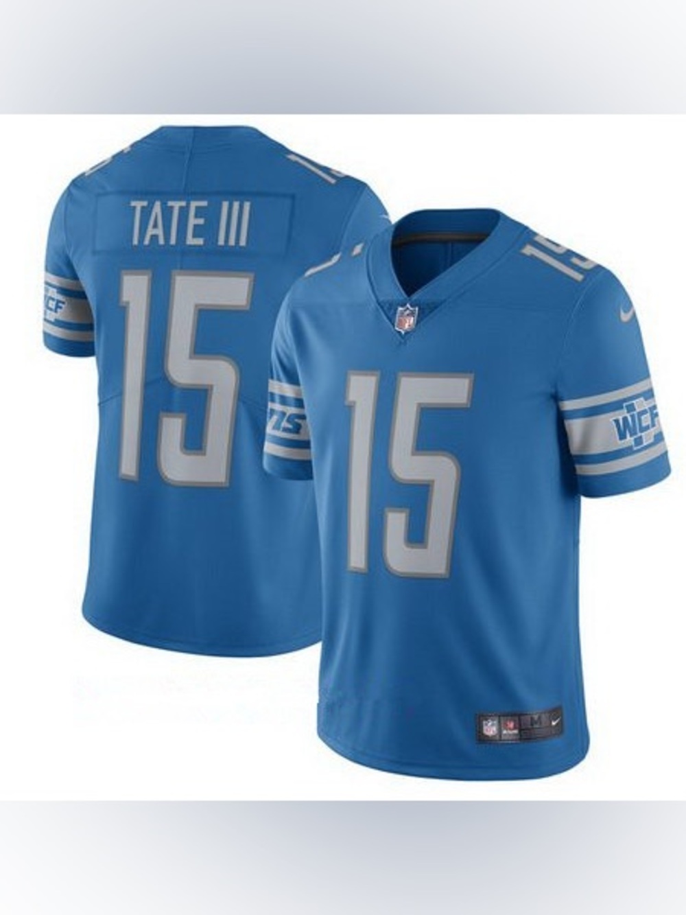Detroit Lions #15 Golden Tate III Nike Blue 2017 Limited Jersey
